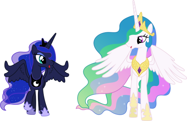 Princess Celestia And Princess Luna-vb457