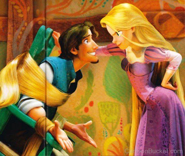 Princess Rapunzel Looking Angrily At Flynn-wwe336