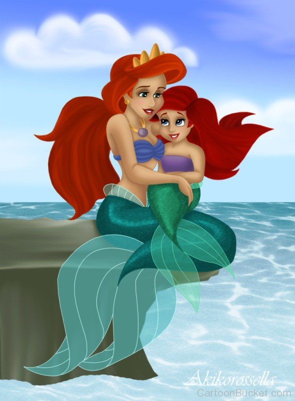 Queen Athena With Baby Ariel-bytr540