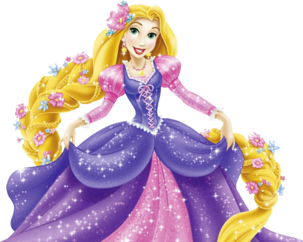Rapunzel In Her Sparkling Dress-wwe366