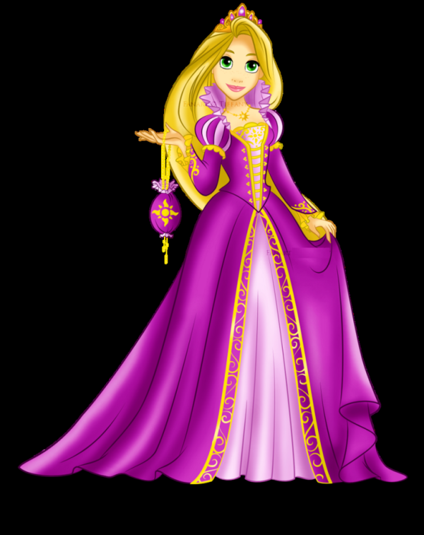 Rapunzel In Royal Purple Dress-wwe367