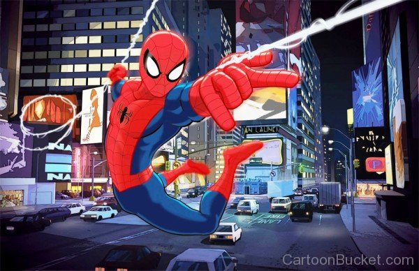 Spiderman In City-ty615