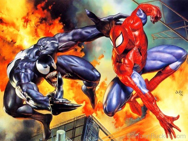 Spiderman Vs Venom-ty624