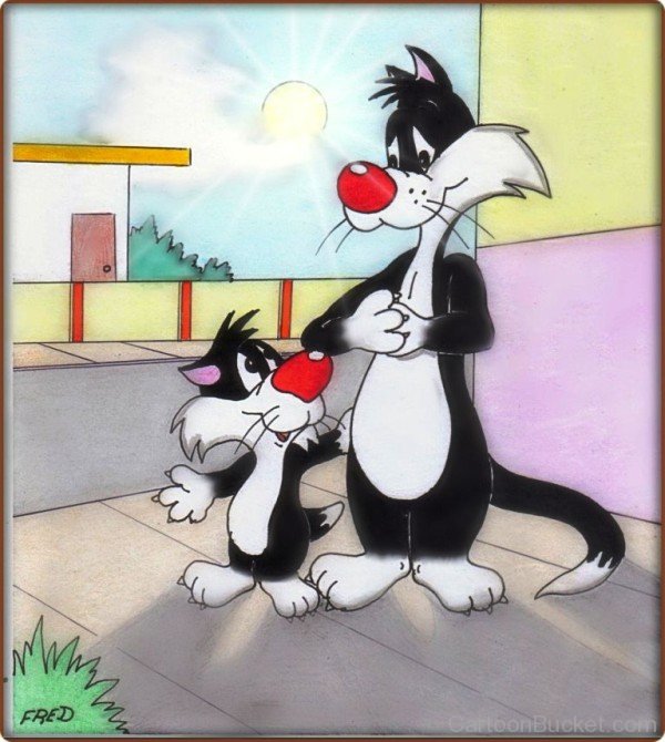 Sylvester With His Son-fd435