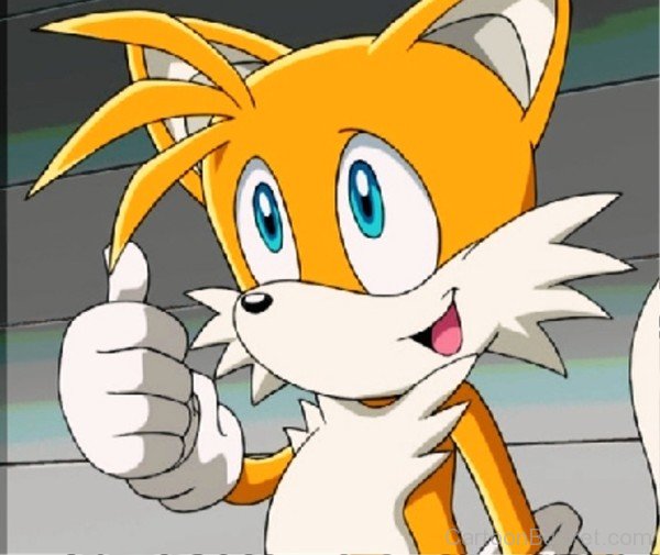 Tails Showing His Thumb-lk917