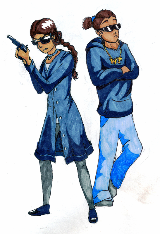 Agent Katara And Sokka-eqw107