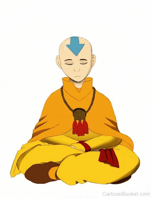 Avatar Aang Doing Meditation-ynb653