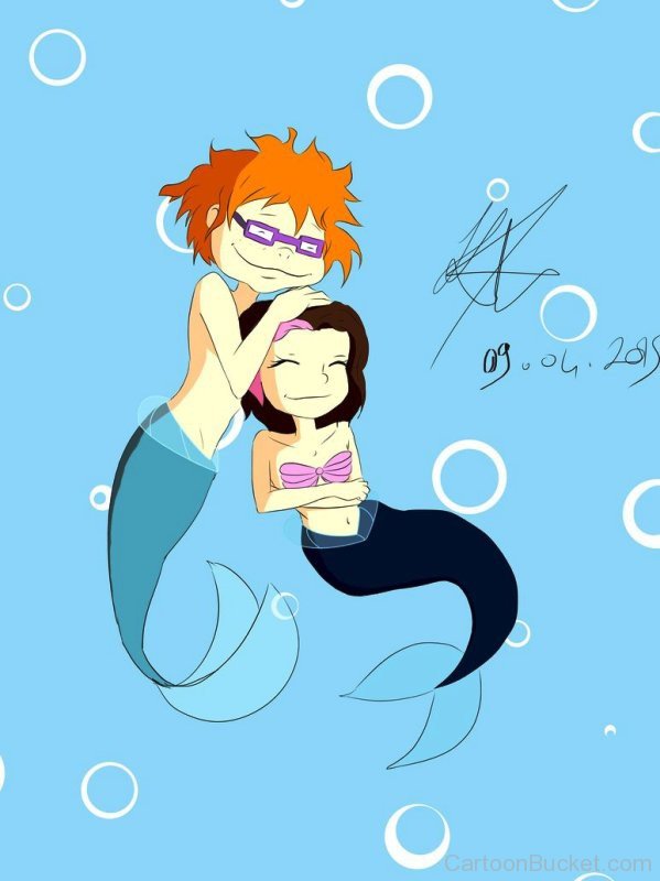 Chuckie And Lil As Mermaid-VC301