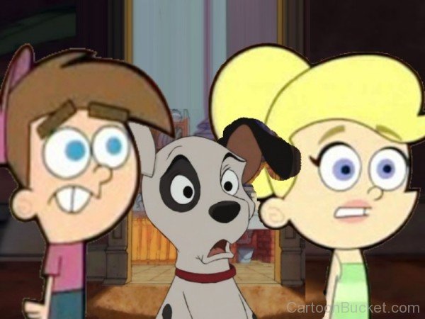 Cindy,Timmy And Patch Looking Shocked-tw235