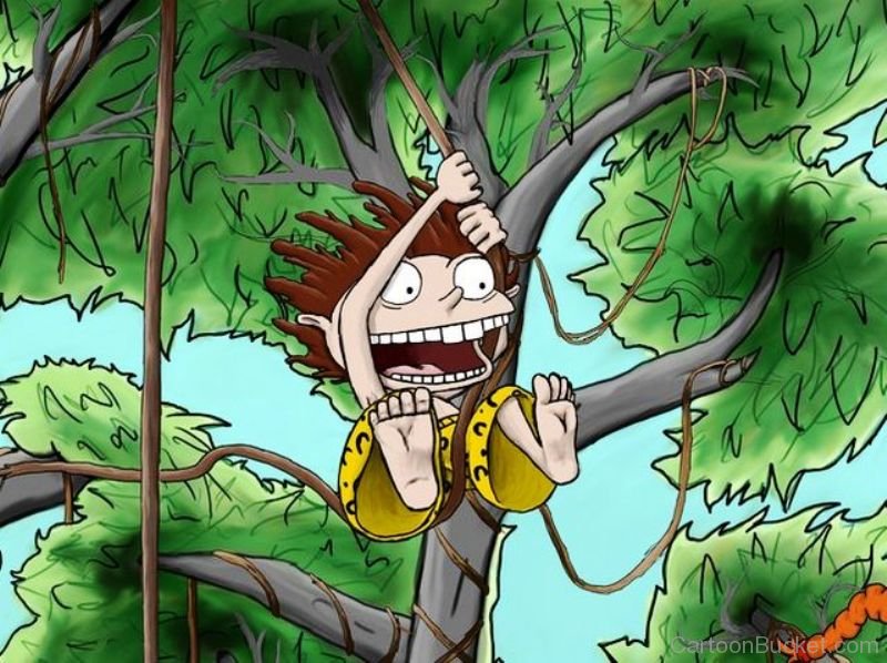 Donnie Thornberry Jumping From Tree.