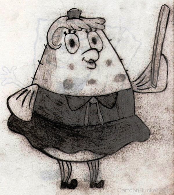 Drawing Of Mrs.Puff-rw201