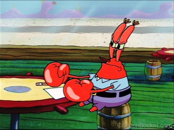 Eugene H.Krabs Looking Serious-ax217
