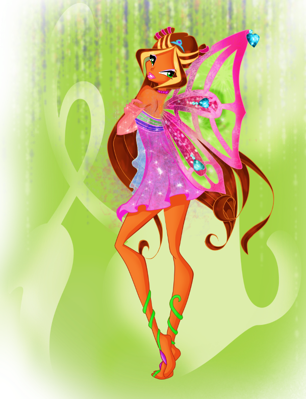 Fairy Flora Cartoon Picture-wer612