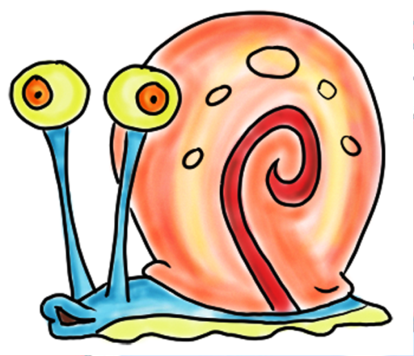 Gary The Snail Cartoon Photo-pu707