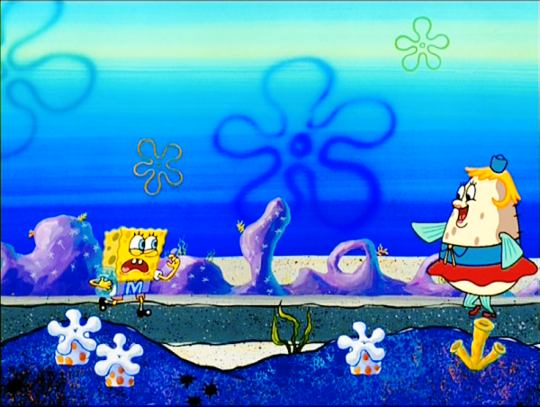 Image Of Mrs.Puff And Spongebob-rw203