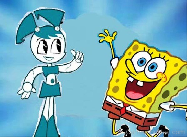 Jenny Wakeman And Spongebob-eq213