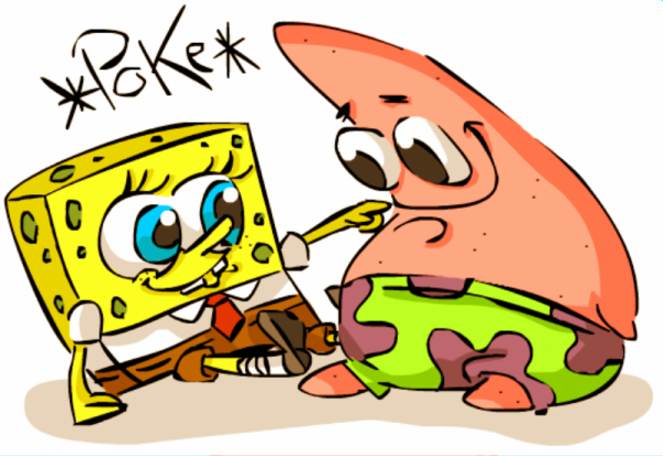 Patrick Star Looking At Spongebob-eq231