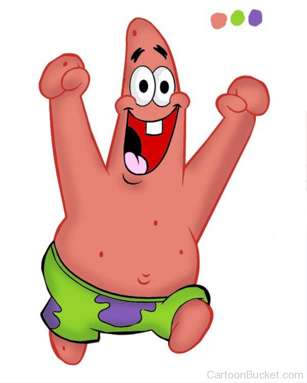 Patrick Star Looking Excited-eq232