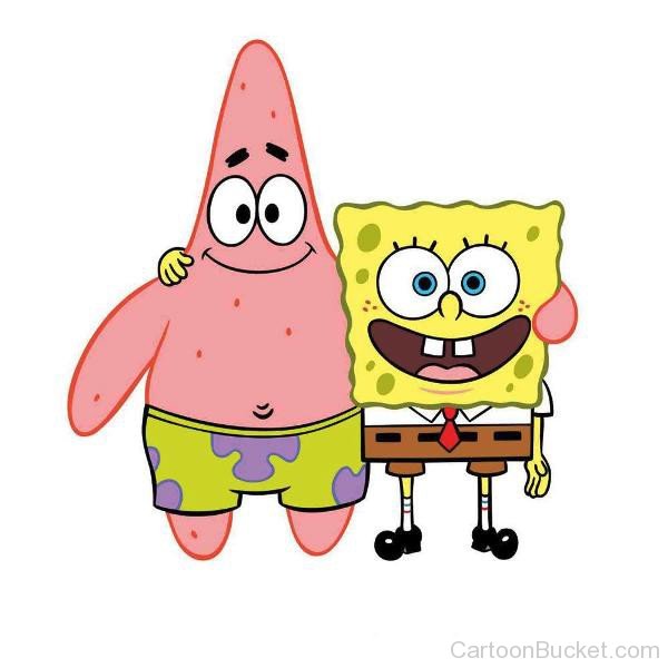 Patrick Star With Spongebob-eq251