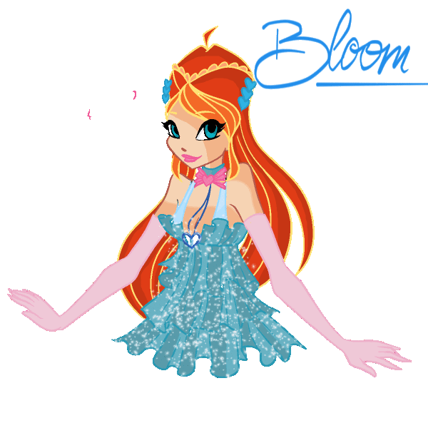 Princess Bloom Glittering Image-tc447