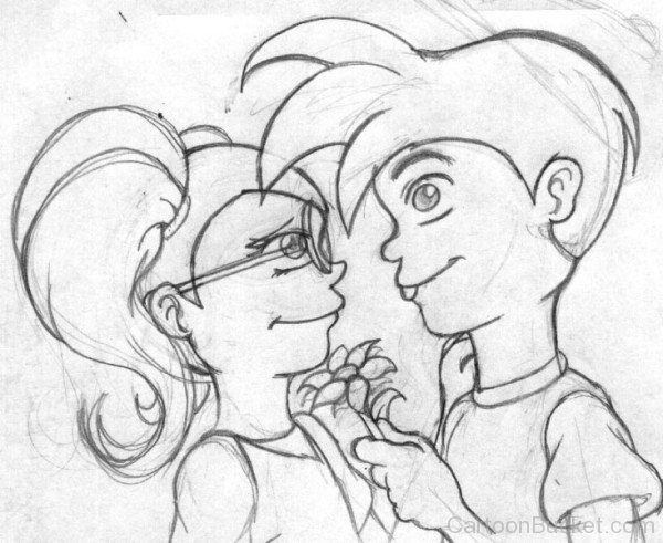 Sketch Of Tootie And Timmy-rqz106
