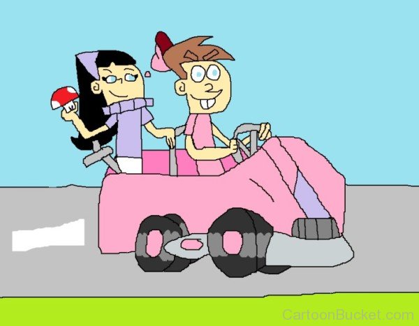 Timmy Driving Car With Trixie Tang-pmn630