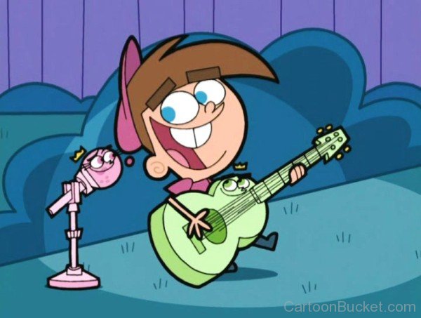 Timmy Turner Playing Guitar-tr444