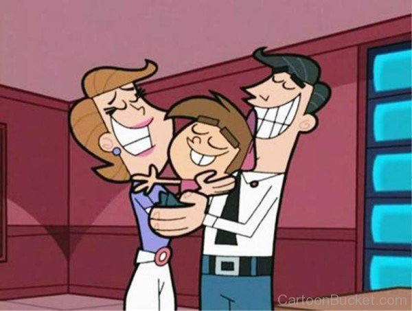 Timmy Turner With His Parents-tr450
