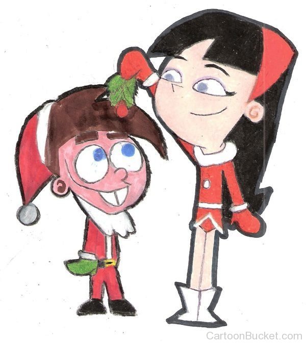 Trixie And Timmy Celebrating Christmas-pmn640