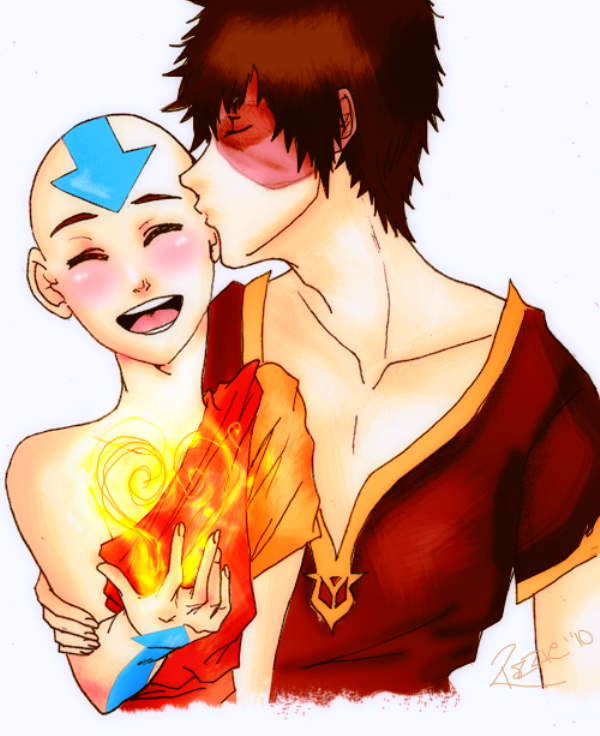 Zuko Kissing Aang-ynb682