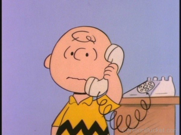 Charlie Brown Talking On Phone-vf56707