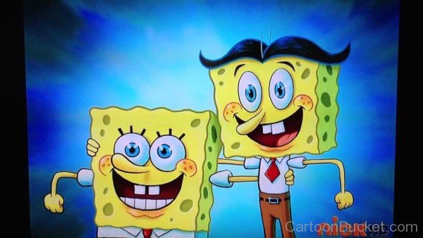 Smily Image Of Stanley SquarePants And Spongybob-df45605