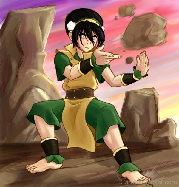 Toph Bei Fong In karate    Pose-LL45819