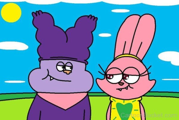 Chowder And Panini Looking Eachother-ehy505