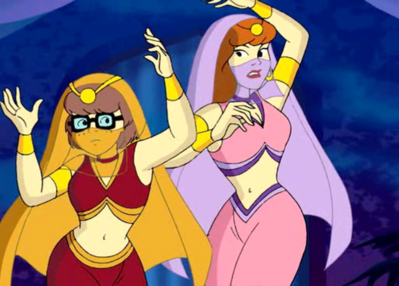 Daphne And Wilma As Belly Dancers.