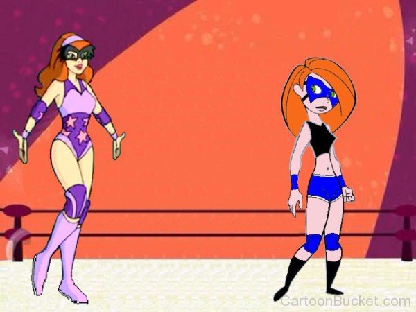 Daphne Blake And Kim Possible In Ring-rjs4711