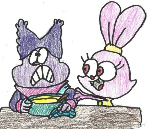 Drawing Of Chowder And Panini-ehy512