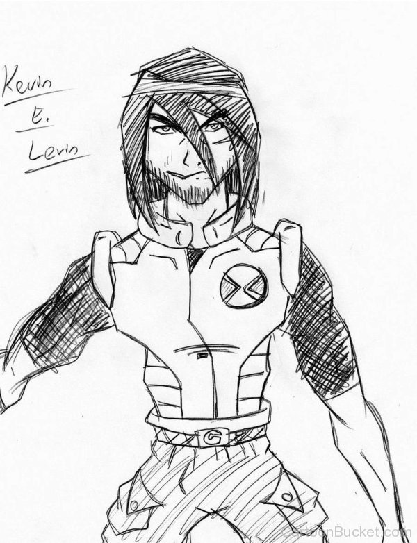 Drawing Of Kevin Levin-kfc703