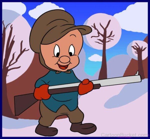 Elmer Fudd In Snow-ngo9016