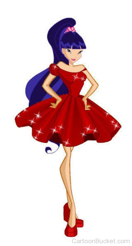 Fairy Musa Wearing Red Dress-ta133