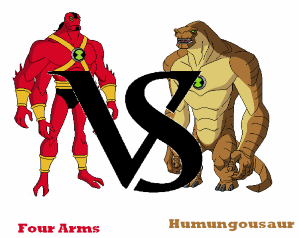 Four Arms Vs Humangousaur-ghn821