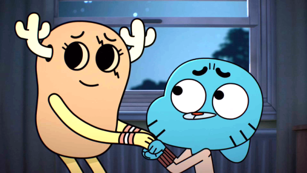 Gumball And Penny Holding Their Hands-rqh612