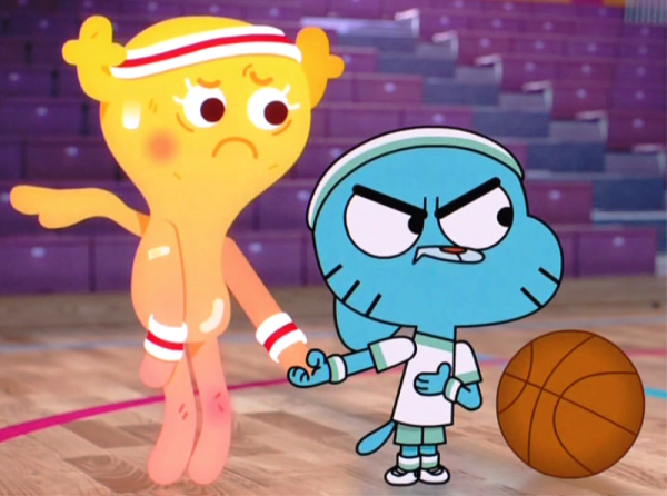 Gumball Holding Penny's Hand-rqh614