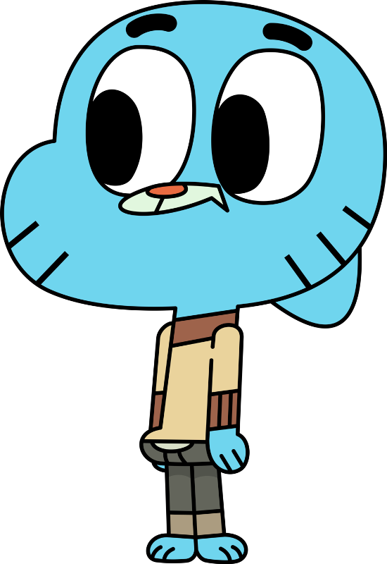 Gumball Watterson Looking Serious-rqh633