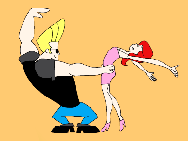 Johnny Bravo Dancing With Girl-ube416