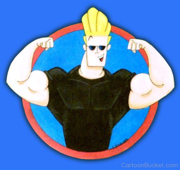 Johnny Bravo Showing His Muscules-ube430