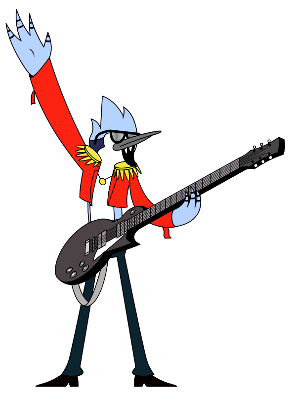 Mordecai Playing Guitar-YDB546