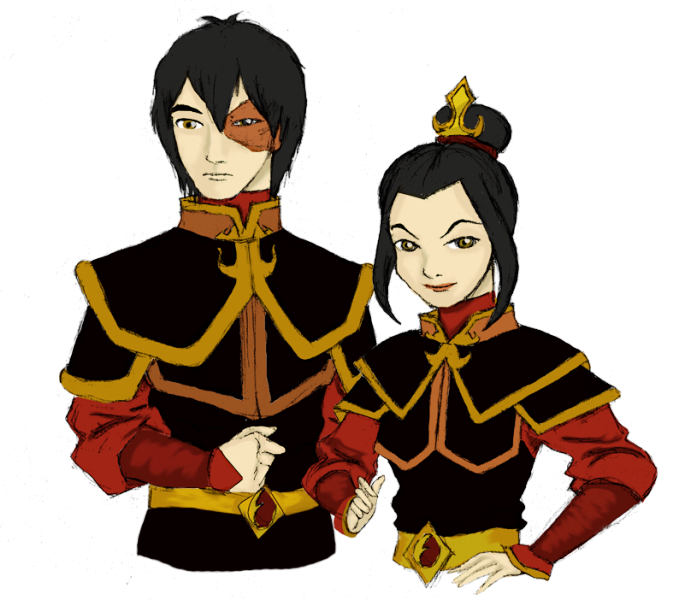 Prince Zuko And Azula.