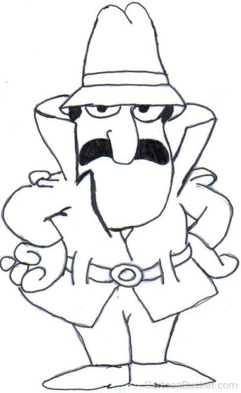 Sketch Of Inspector Clouseau-tmf9317