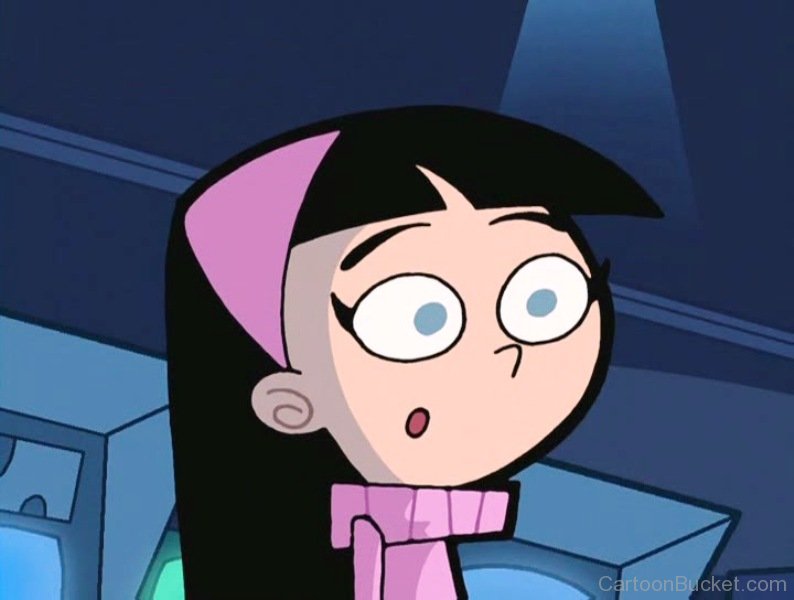 Trixie Tang Looking Shocked.